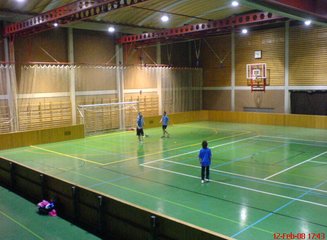  Unsere Sporttischler beim Fußballspielen