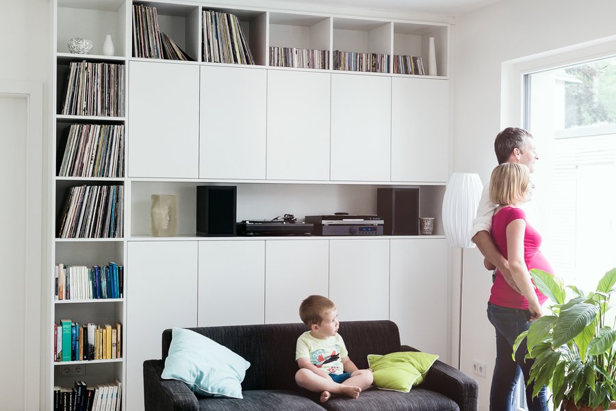 Gesamtkonzeption Vorzimmer und Küche
