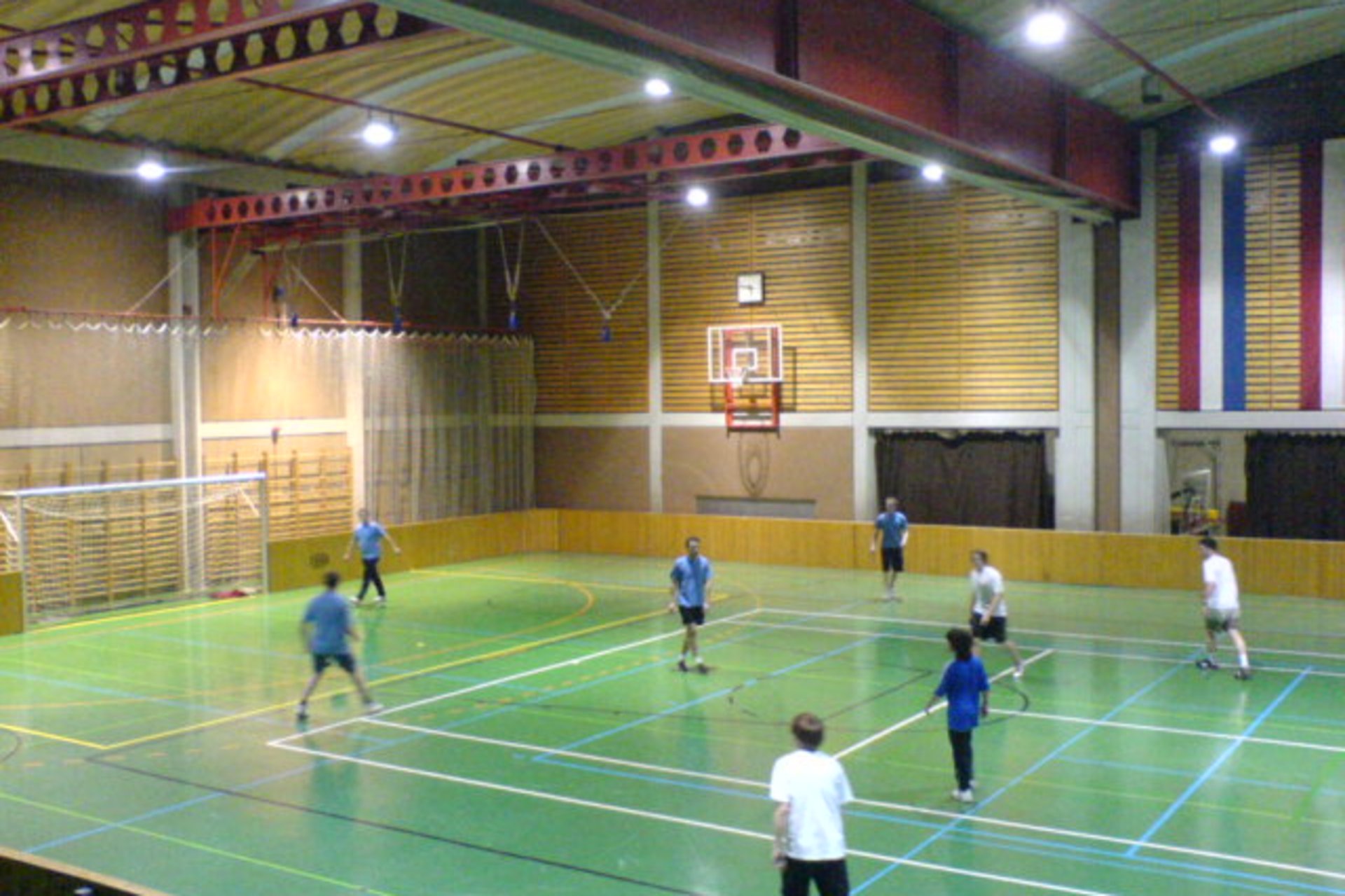 Unsere Sporttischler beim Fußballspielen