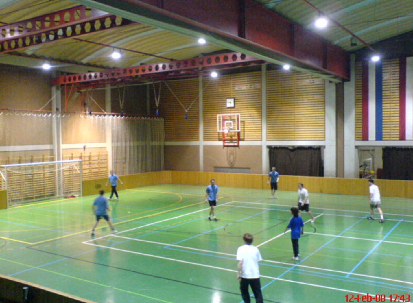 Unsere Sporttischler beim Fußballspielen