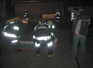  Feuerwehrübung am Firmengelände