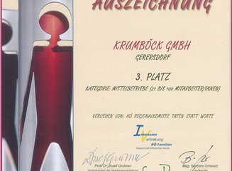  Familienfreundlicher Betrieb