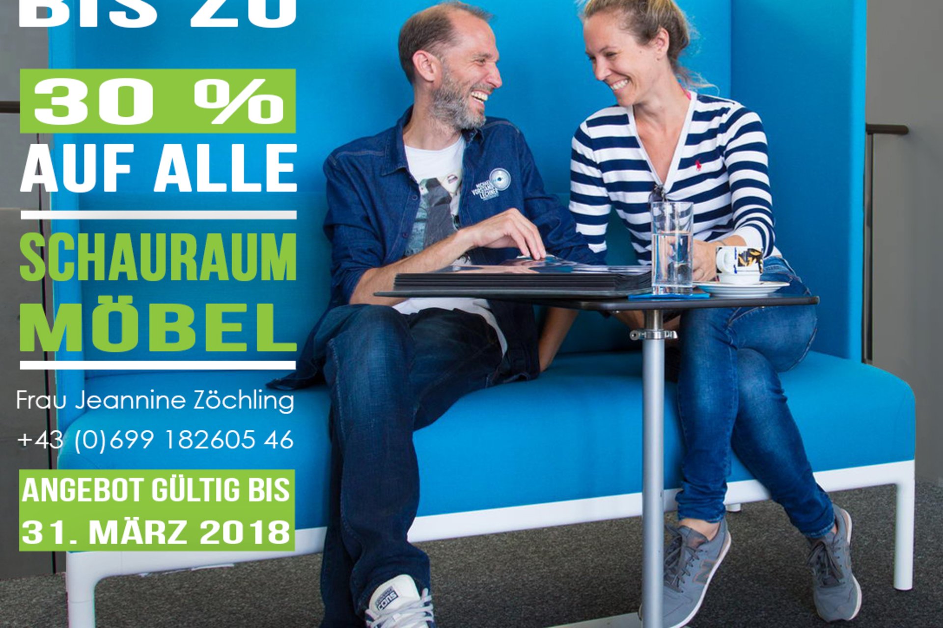 Osteraktion Schauraummöbel