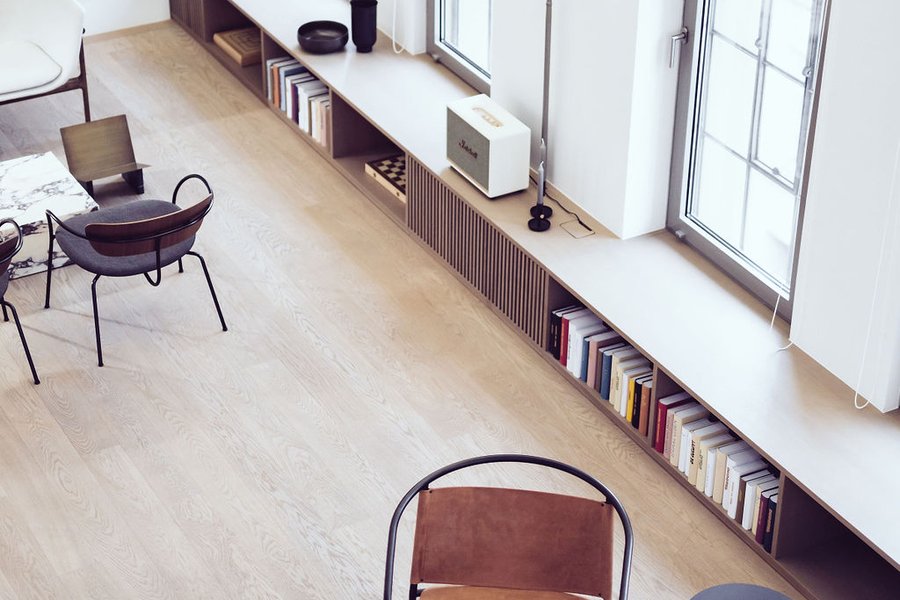 Blick auf das Wohnzimmer von Galerie aus