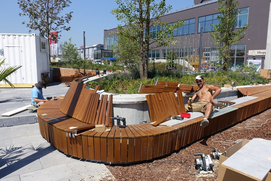 Sitzbank SCS Multiplex Terrassen