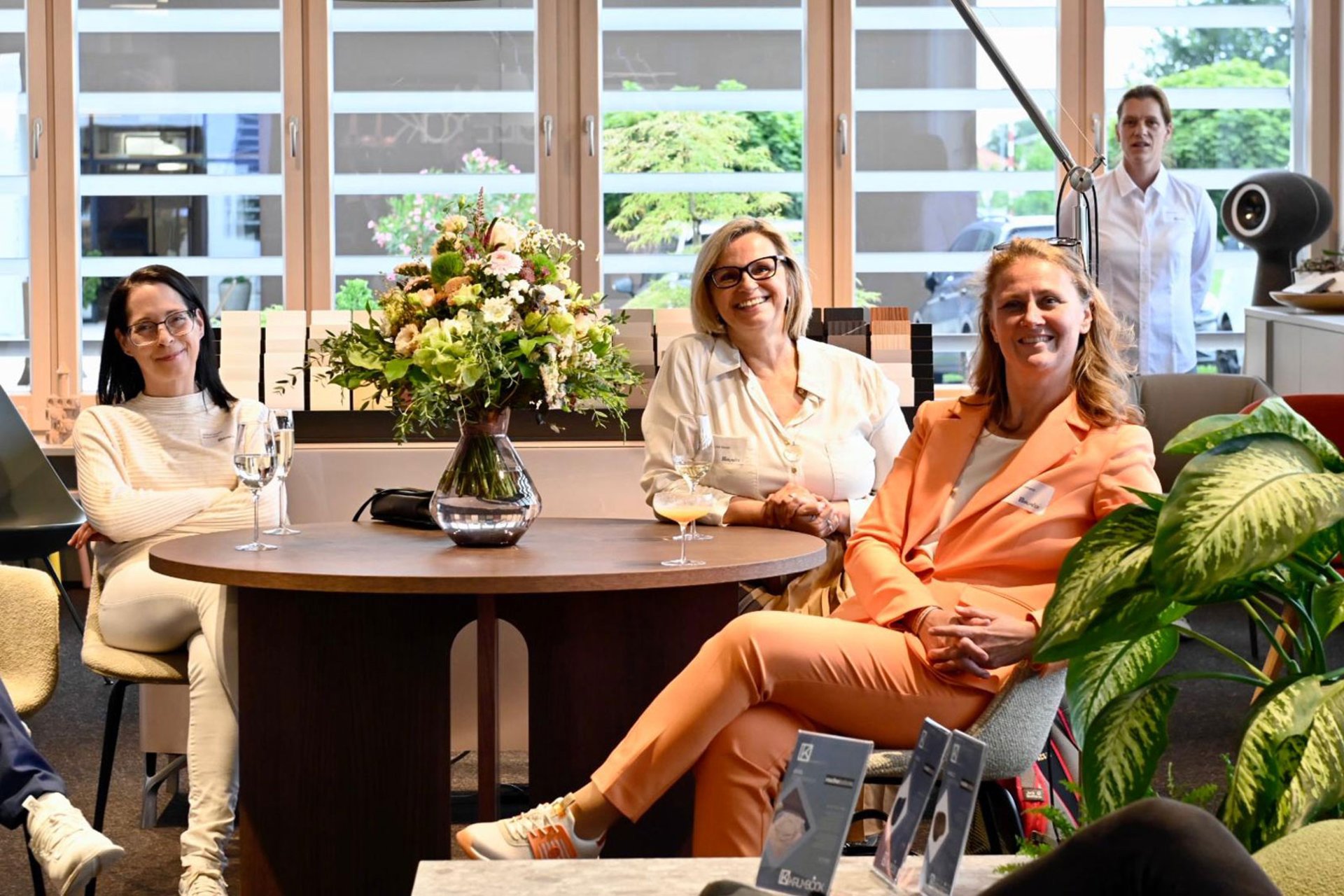 Gäste beim Verfolgen eines Vortrages