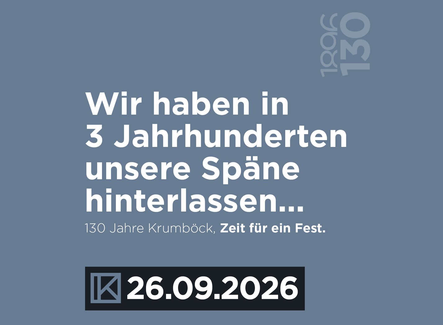 130 Jahre Krumböck