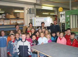  Volksschule Gerersdorf zu Besuch in unserer Werkstatt