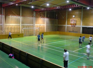  Unsere Sporttischler beim Fußballspielen