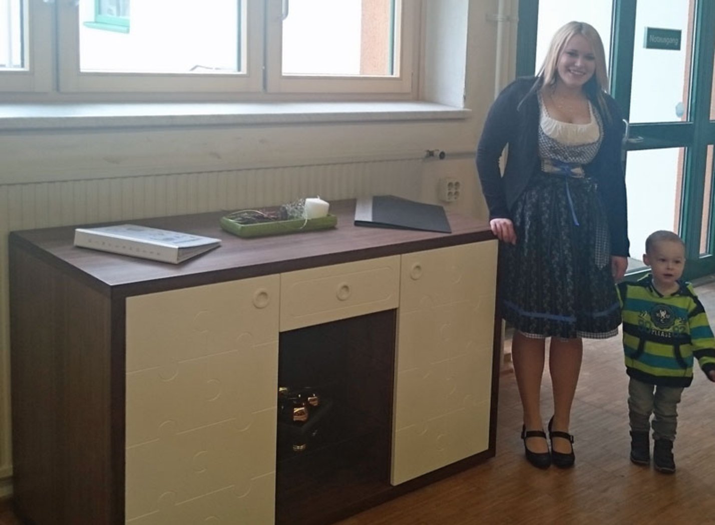 Präsentation Gesellenstück am 29.01.2015 "Taschenschrank"