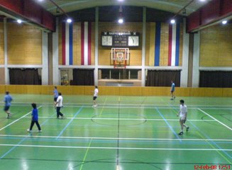  Unsere Sporttischler beim Fußballspielen